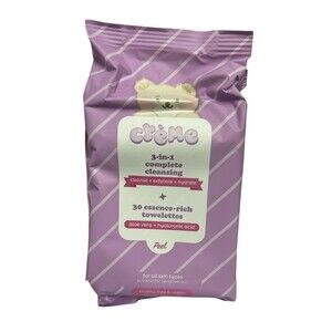 The Crème Shop 3-in-1 Complete Cleansing Towelettes Aloe Hyaluronic Acid 2 Pack